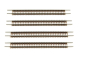 Preview: Finescale Straight track 60mm brown